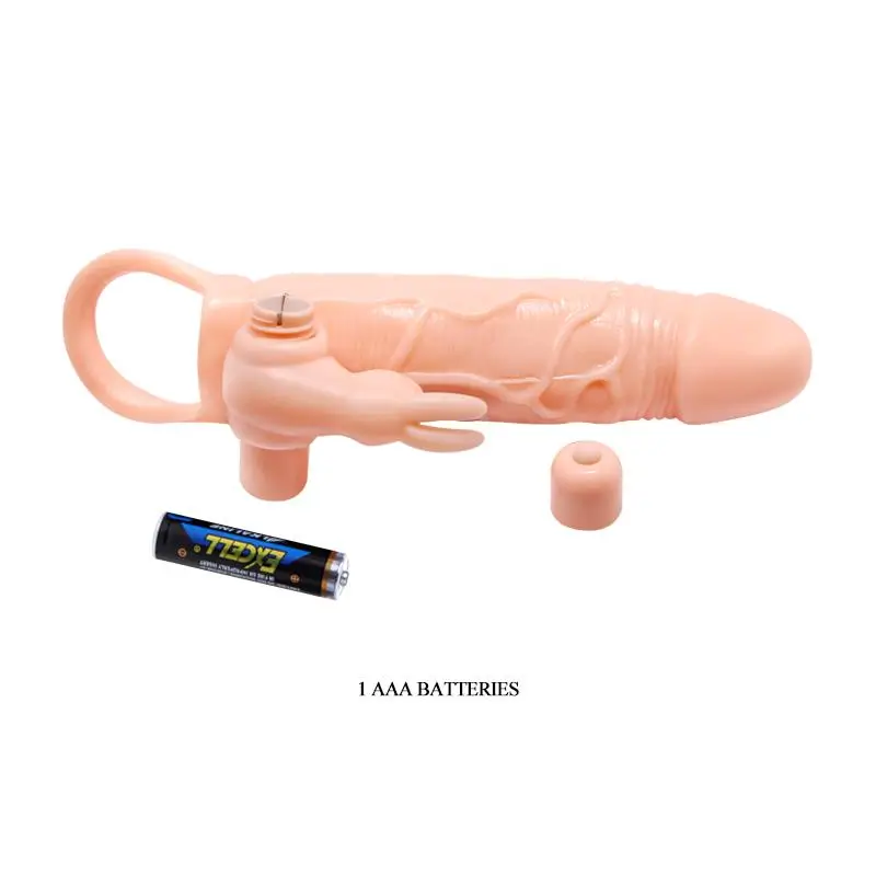 Prettylove Brave funda pene con vibración + 5cm Ref BI-026225Z - Imagen 3