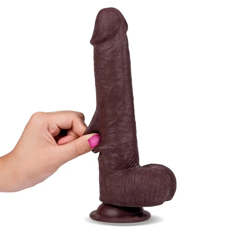 Liketrue Slidy dildo realista retráctil y orientable 9" Ref LT-995 - Imagen 3