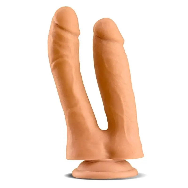 Max & Co Twin dildo doble realista 7.1" natural Ref MX-714 - Imagen 2