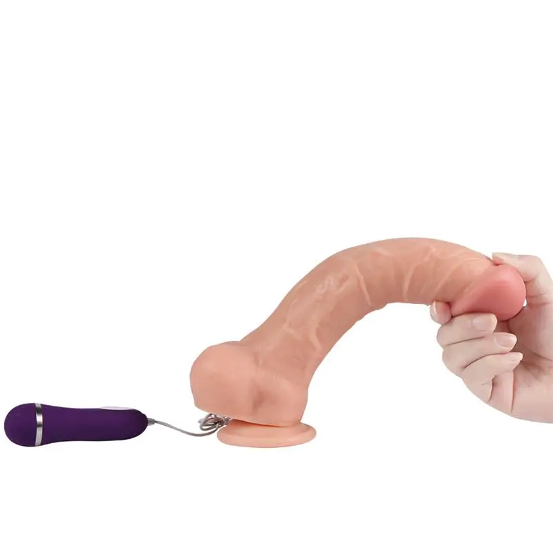 Shequ Vibrador realista c/r Apolo 24.5 cm Ref SQ-WBC10016-V - Imagen 3