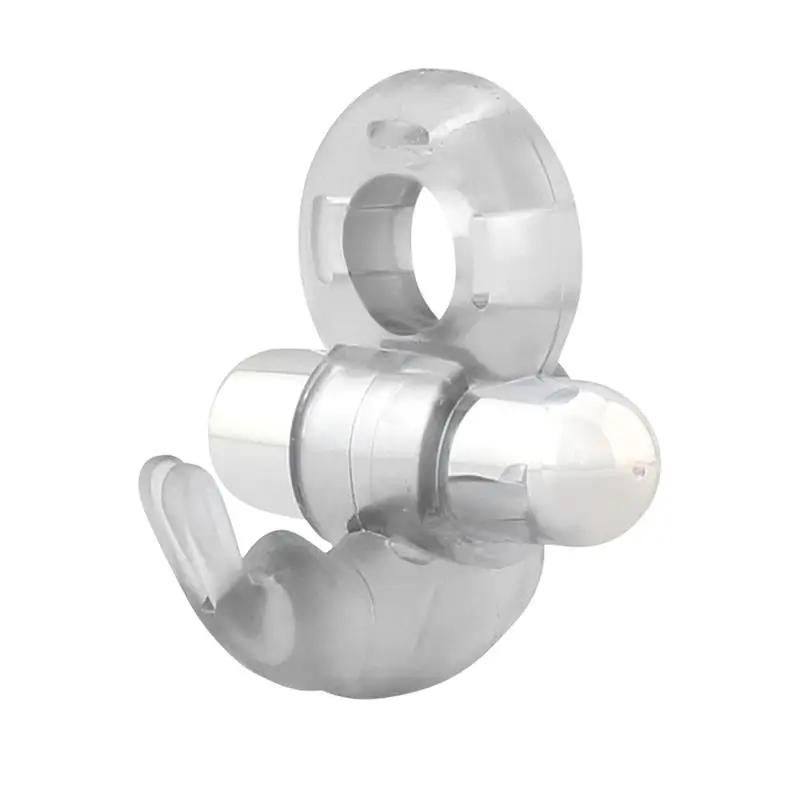 Latetobed Horizon anillo vibrador con conejito transparente Ref LT-699 - Imagen 3