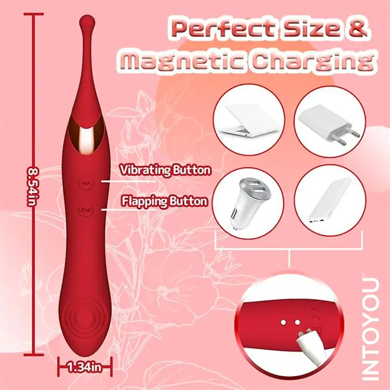 Intoyou Onax estimulador doble vibrador y pulsación usb Ref U-192 - Imagen 5