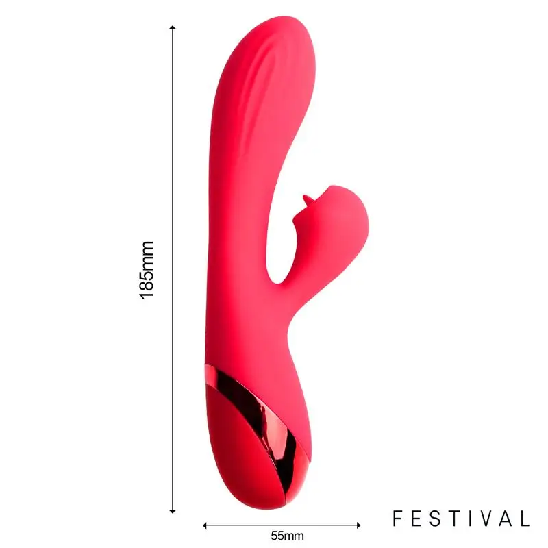 Festival Turna vibrador usb rojo Referencia LTB-276 - Imagen 3