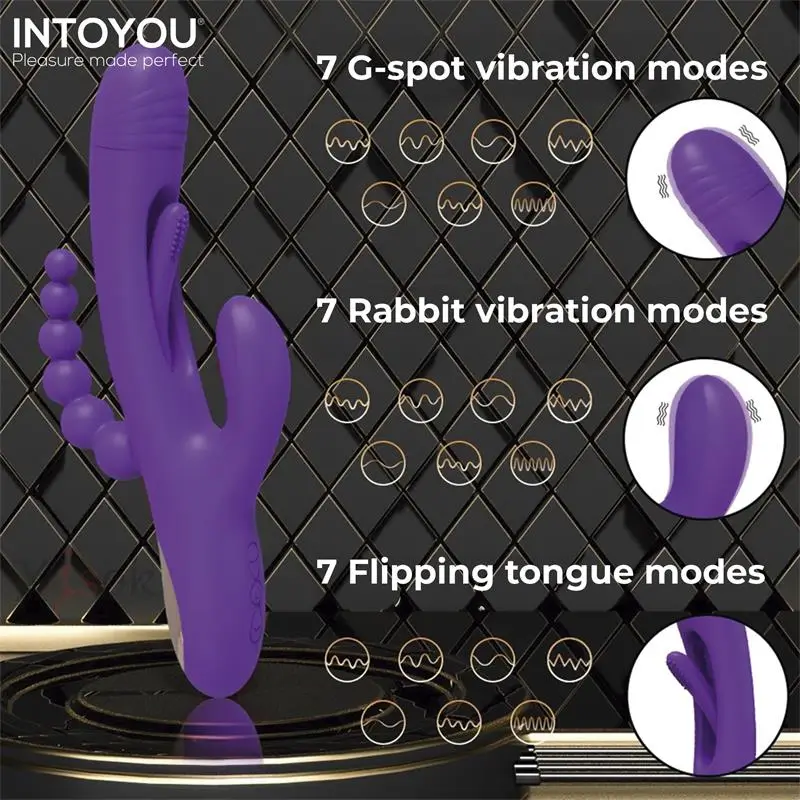 Intoyou Triya vibrador lengua y cadena anal Referencia U-467 - Imagen 2