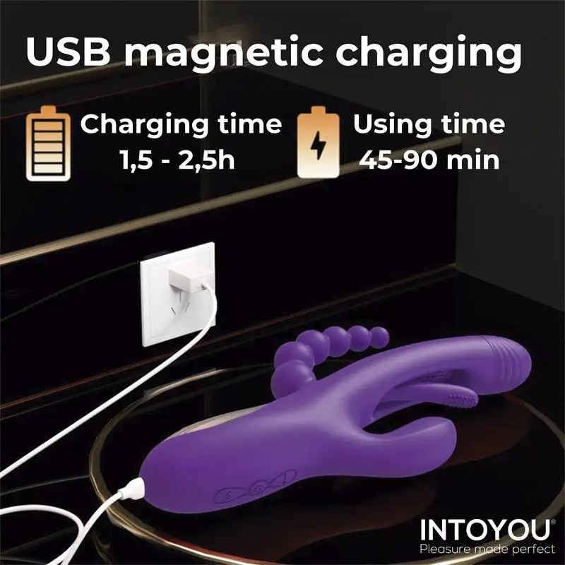 Intoyou Triya vibrador lengua y cadena anal Referencia U-467 - Imagen 3