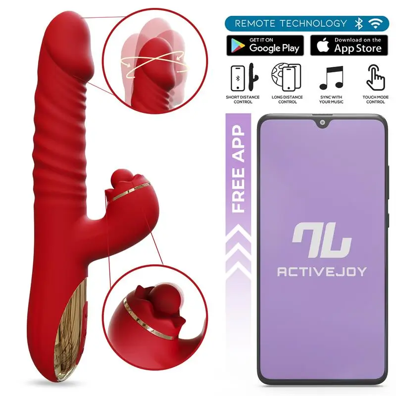 Intoyou app series Ascen vibrador con thrusting Ref IN-298 - Imagen 2