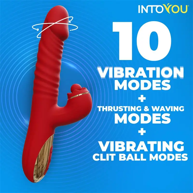 Intoyou app series Ascen vibrador con thrusting Ref IN-298 - Imagen 3