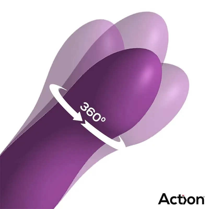 Action Toka vibrador oscilación y lengua estimuladora Ref AC-480 - Imagen 2