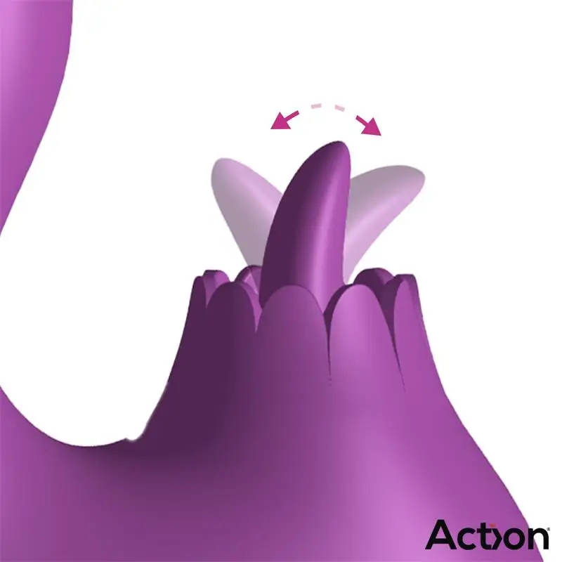 Action Toka vibrador oscilación y lengua estimuladora Ref AC-480 - Imagen 3
