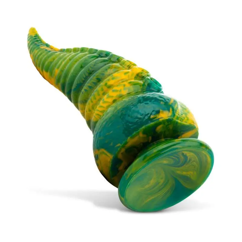 Mythical M. dildo Tentacle Delight green and yellow Ref 8719934017580 - Imagen 2