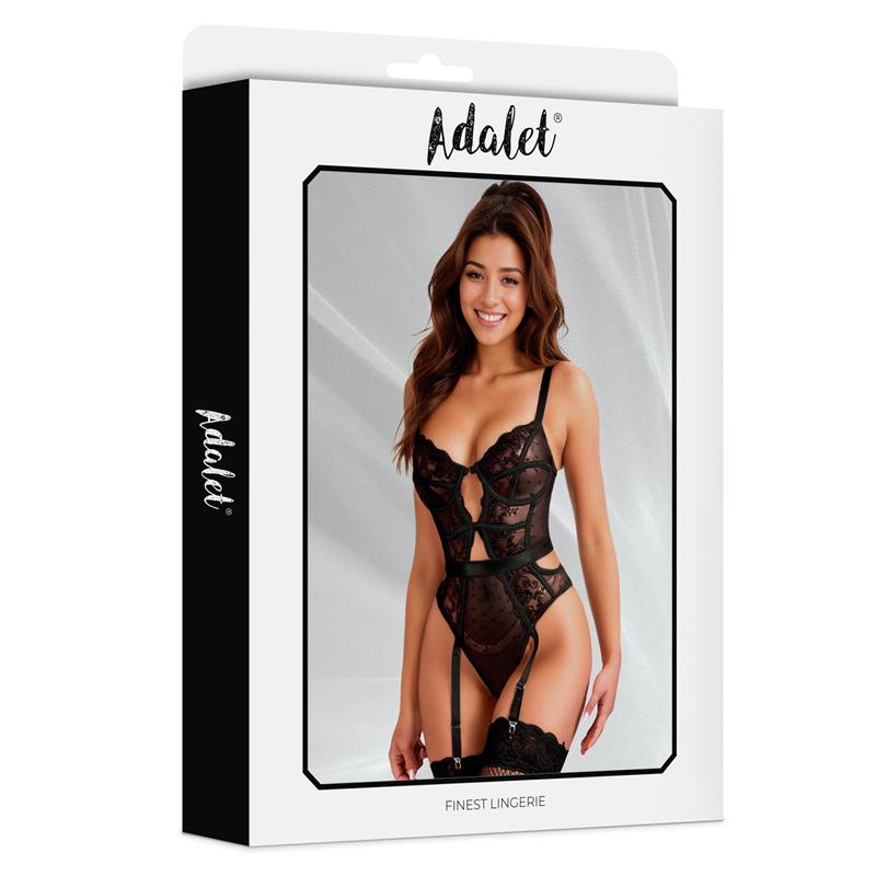 Adalet Lingerie Grace Teddy y Liguero Referencia A-587 - Imagen 3