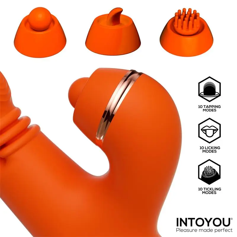 Intoyou Ethan Vibrador punto G cabezales Intercambiables Ref IN-509 - Imagen 3