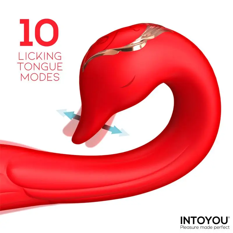 Intoyou Swana vibrador con lengua ajustable Referencia IN-670 - Imagen 3