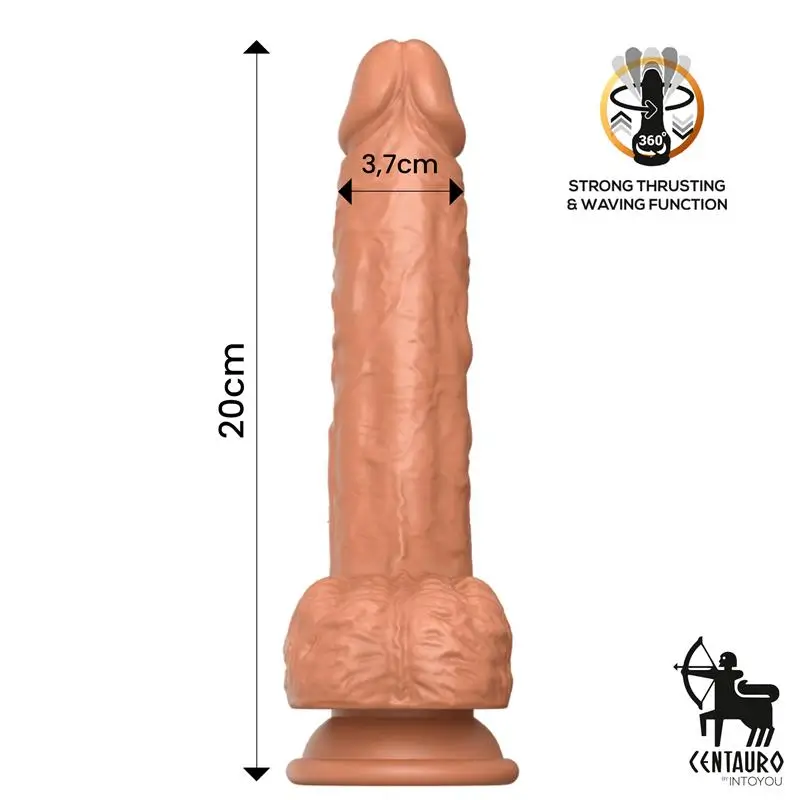 Centauro Octavius dildo con Vibración, 360º, c/r 20 cm Ref IN-679 - Imagen 3