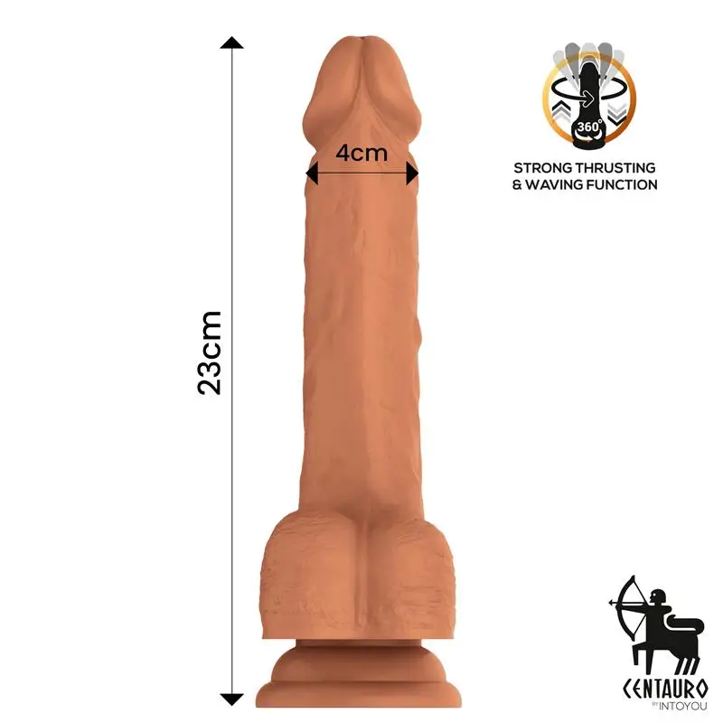 Centauro Quintus Dildo con Vibración, 360º,c/r, 23 cm Ref IN-680 - Imagen 3