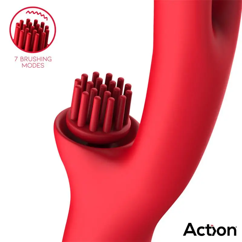 Action Bilma vibrador brushing con 4 Motores Referencia AC-043 - Imagen 2