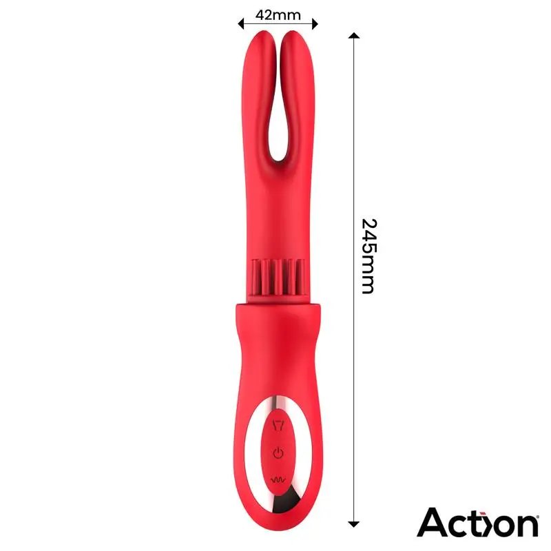 Action Bilma vibrador brushing con 4 Motores Referencia AC-043 - Imagen 4