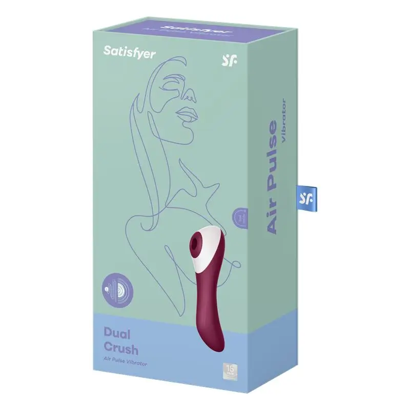 Satisfyer Dual Crush vibrador succionador Ref 4061504003061 - Imagen 2