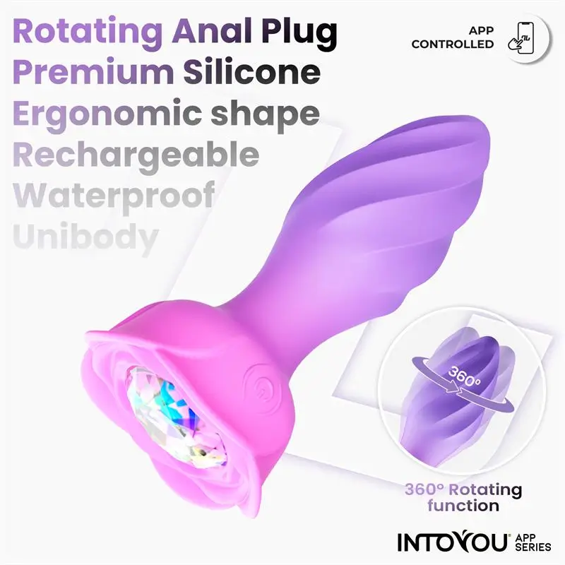 Intoyou App Moxy plug anal con Rotación 360º Referencia IN-049 - Imagen 4