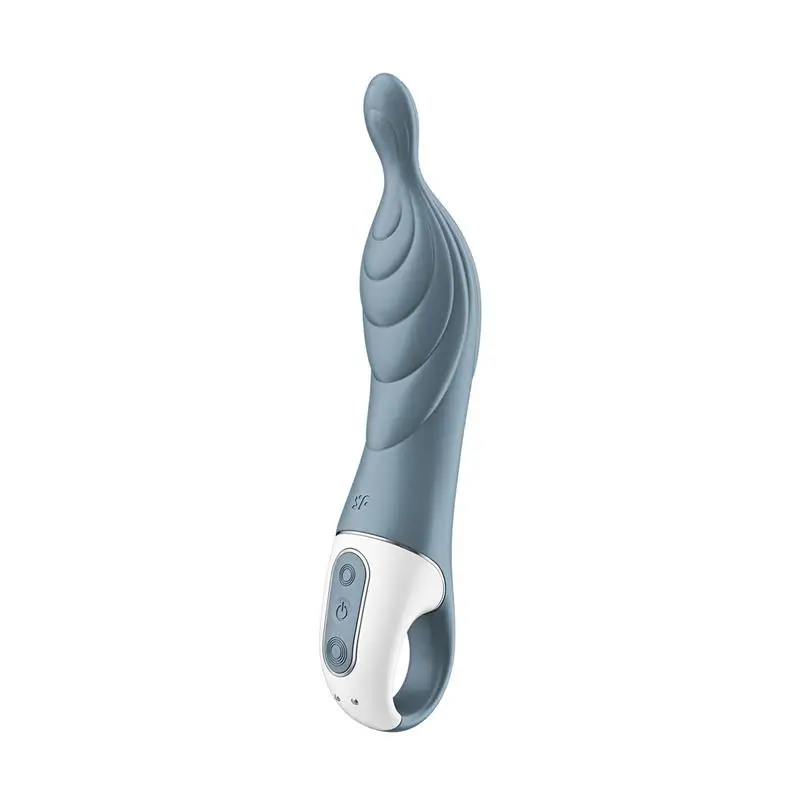 SATISFYER - Amazing 2 vibrador punto A colores turquesa y gris - Imagen 4