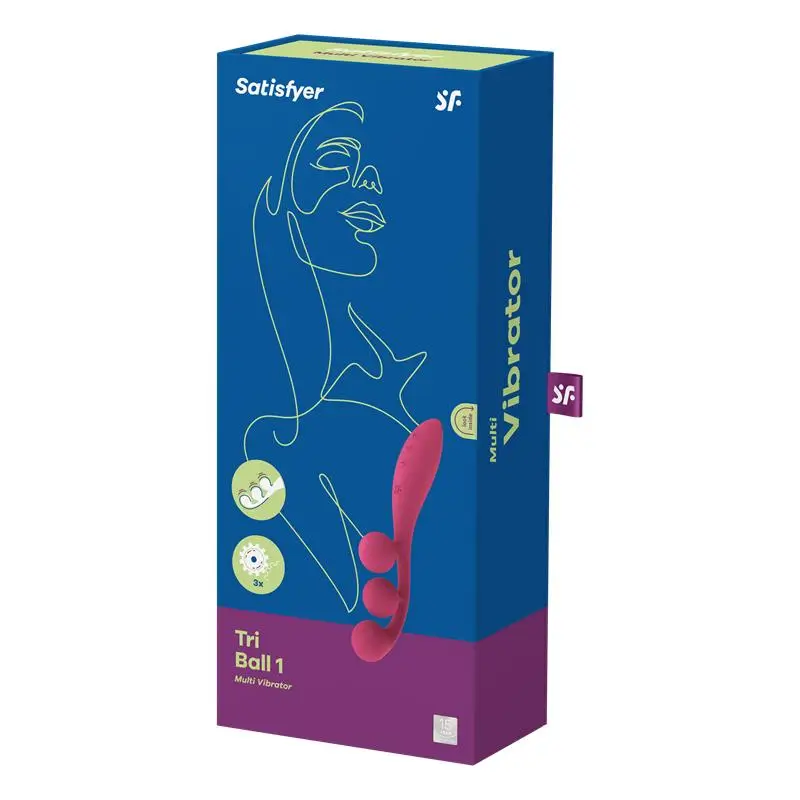 SATISFYER estimulador Tri Ball 1 rojo Referencia 4061504018263 - Imagen 3