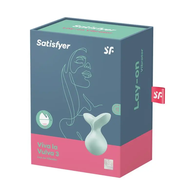 SATISFYER estimulador Viva la Vulva 3 colores violeta y menta - Imagen 5