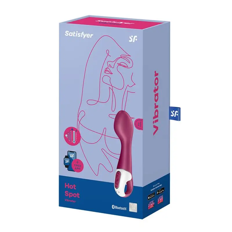 SATISFYER Hot Spot Vibrador función calor Punto G USB Ref 4061504001630 - Imagen 3