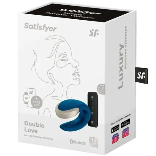 SATISFYER - App Double Love vibrador parejas luxury azul Ref: D-228835 - Imagen 3