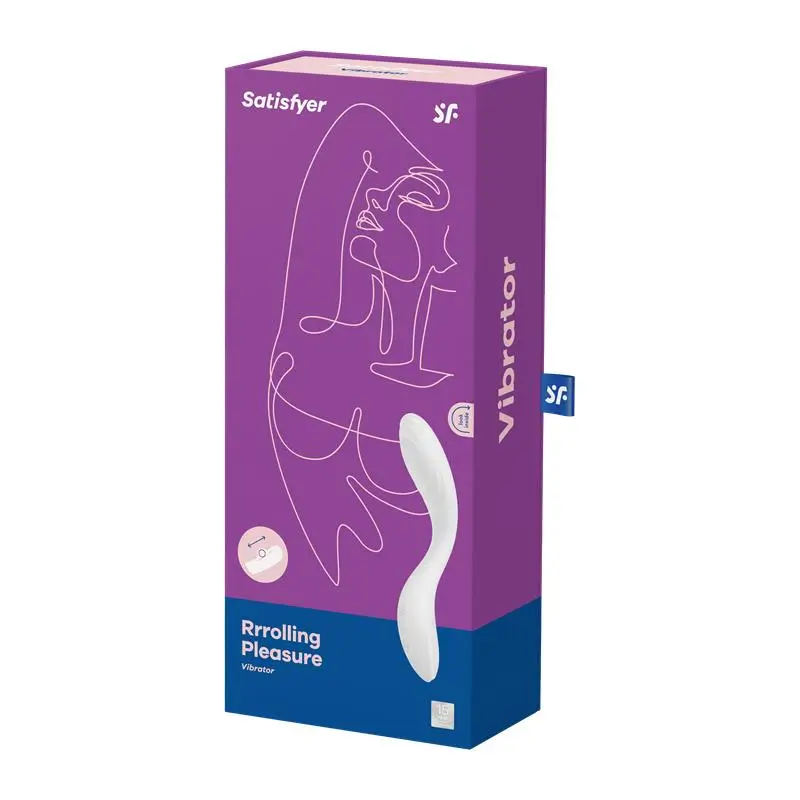 SATISFYER Rrrolling Pleasure vibrador blanco Referencia 4061504043982 - Imagen 3