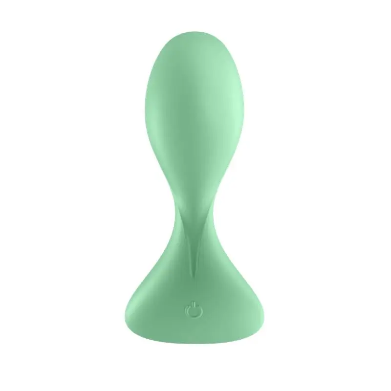 SATISFYER Trendsetter plug anal vibración y APP colores verde claro y negro - Imagen 5
