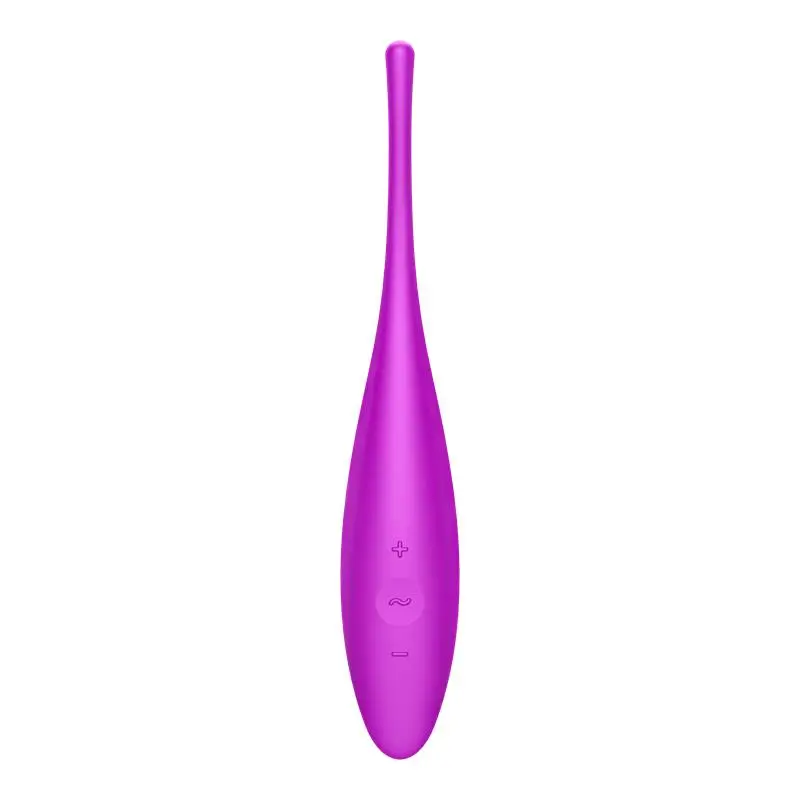 SATISFYER Twirling Joy estimulador giratorio APP color violeta, rosa y blanco - Imagen 3