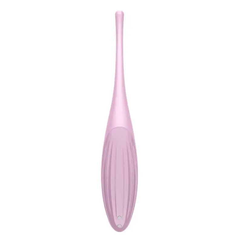 SATISFYER Twirling Joy estimulador giratorio APP color violeta, rosa y blanco - Imagen 5