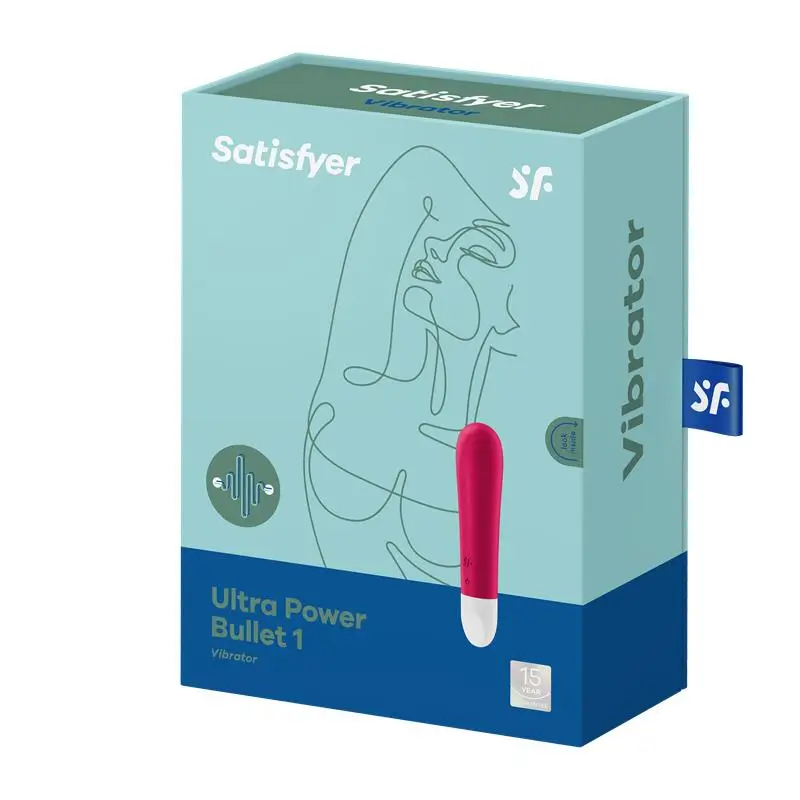 SATISFYER Ultra Power Bullet 1 Bala Vibradora Roja Ref 4061504009582 - Imagen 3