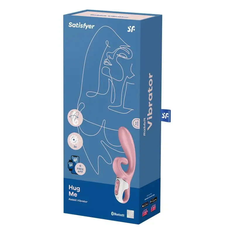Satisfyer vibrador Hug Me con APP Connect Rosa Referencia 4061504036588 - Imagen 2