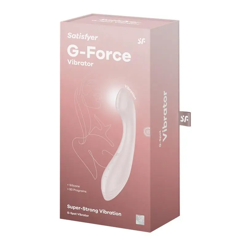 SATISFYER vibrador para el punto G G-Force colores violeta y beige - Imagen 5