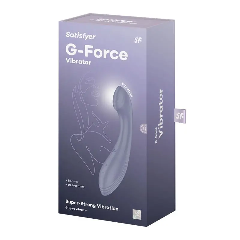 SATISFYER vibrador para el punto G G-Force colores violeta y beige - Imagen 2
