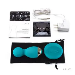 LELO Insignia Hula Beads bolas vaginales colores azul, negro y violeta - Imagen 3
