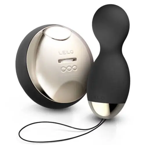 LELO Insignia Hula Beads bolas vaginales colores azul, negro y violeta - Imagen 4