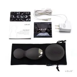 LELO Insignia Hula Beads bolas vaginales colores azul, negro y violeta - Imagen 6