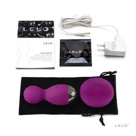 LELO Insignia Hula Beads bolas vaginales colores azul, negro y violeta - Imagen 9
