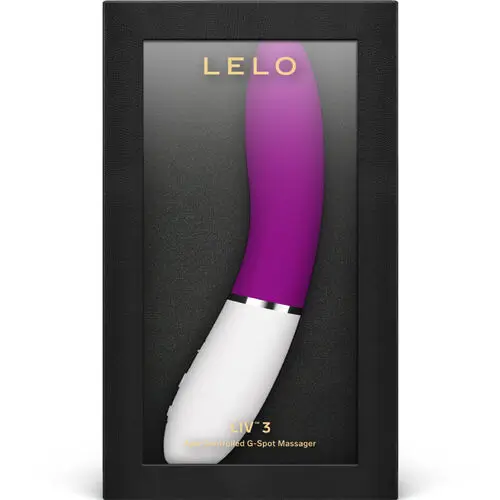 LELO - LIV™ 3 estimulador punto G colores azul, fucsia y violeta - Imagen 3