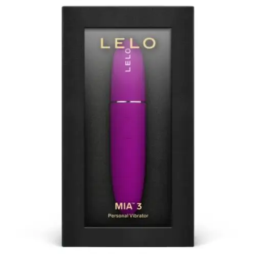 LELO - MIA 3 vibrador personal discreto colores fucsia, negro y violeta - Imagen 2