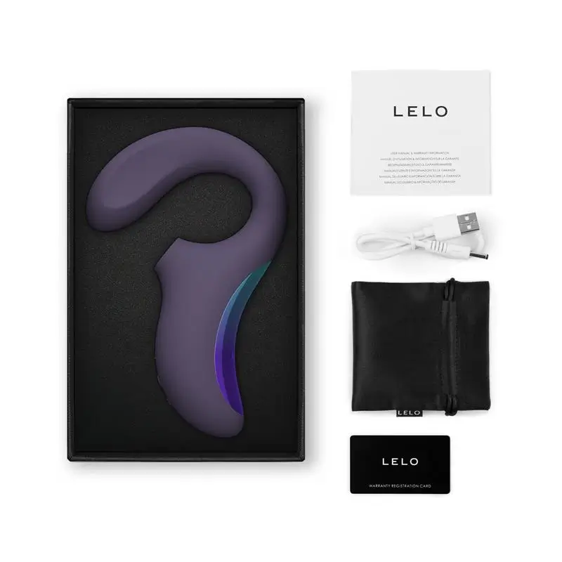 LELO - Enigma Wave succionador triple vibración colores violeta y negro - Imagen 3