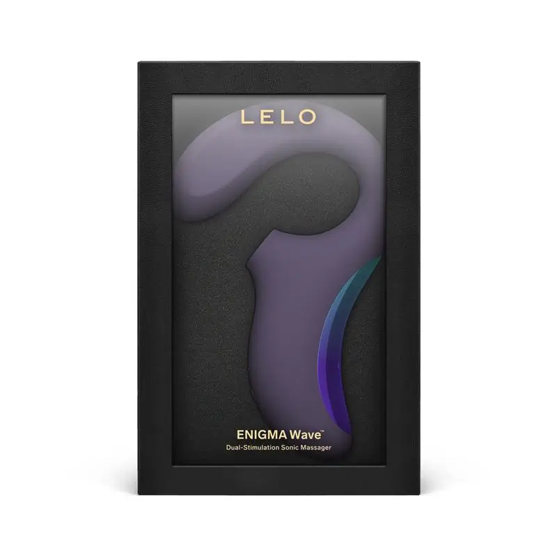 LELO - Enigma Wave succionador triple vibración colores violeta y negro - Imagen 2