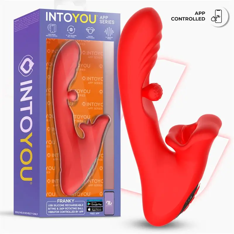 INTOYOU Franky Vibrador con Biting y Bola Botativa con APP Ref IN-220 - Imagen 3