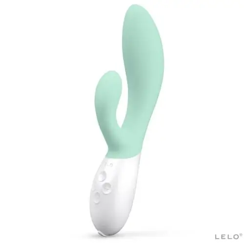 LELO - INA 3 vibrador lujo colores azul claro, naranja y menta - Imagen 6
