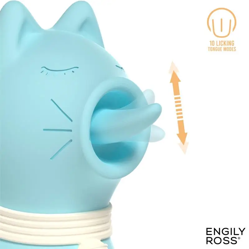 ENGILY ROSS Meow masajeador con lengua licking Referencia ER00165 - Imagen 2
