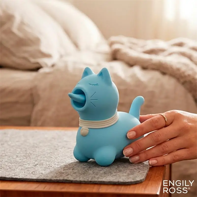 ENGILY ROSS Meow masajeador con lengua licking Referencia ER00165 - Imagen 4