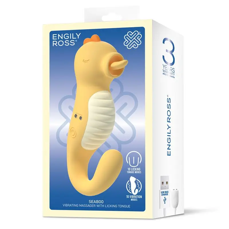 ENGILY ROSS Seaboo masajeador con vibracion y lengua Ref ER00163 - Imagen 4