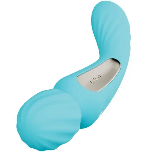 LELO Switch vibrador Wanda estimulación doble colores azul claro, rosa y lila - Imagen 2